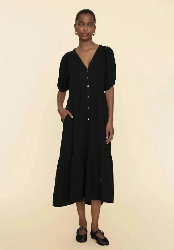 Dress X4chg008 Lennox Dress 008 Black Tunics Stylish elegant