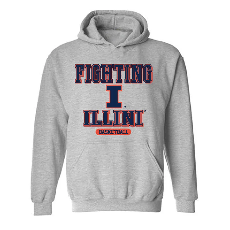 Illinois - NCAA Women's Basketball : Irene Catoira - Classic Shersey Hooded Sweatshirt Hooded Sweatshirt Casual Wear Street Style Illinois - NCAA Women's Basketball : Irene Catoira - Classic Shersey Hooded Sweatshirt Hooded Sweatshirt Casual Wear Street Style