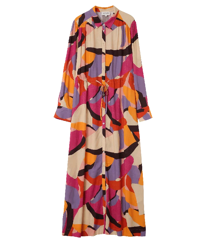 Noela Long Dress - Multi Tunics Trendy modern