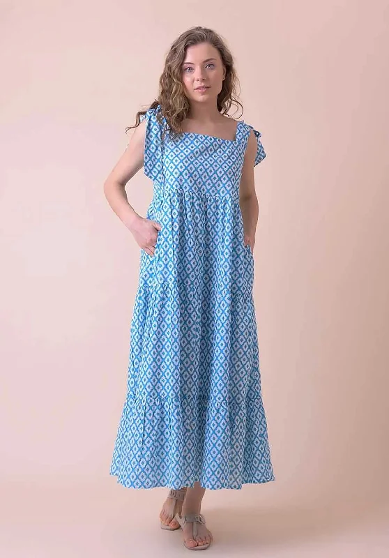Dress An820 Capri Dress Habibi-Blue Tunics Chinos classic