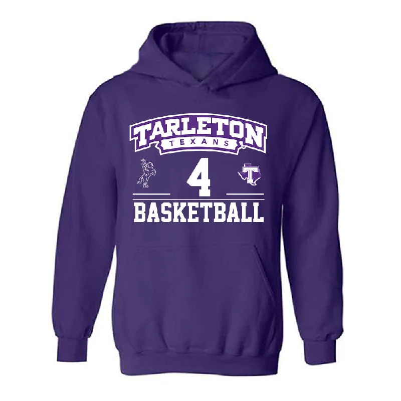 Tarleton State - NCAA Women's Basketball : Kyriana Jones - Classic Fashion Shersey Hooded Sweatshirt Hoodie with Hood Adjustable Protection