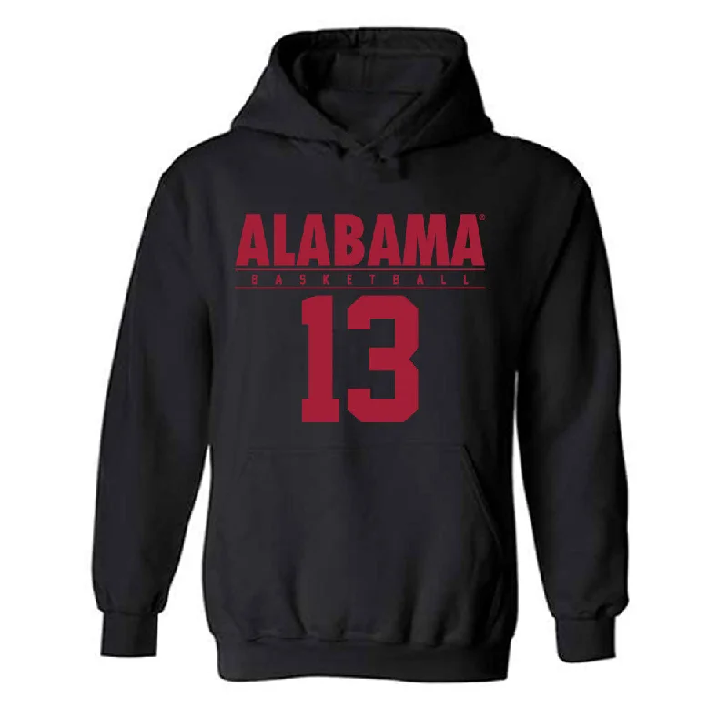 Alabama - NCAA Women's Basketball : Jeanna Cunningham - Classic Fashion Shersey Hooded Sweatshirt Hoodie with Raglan Sleeves Sporty Comfortable