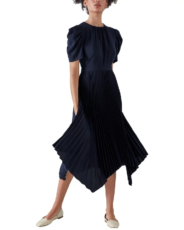 Lk Bennett Aveline Asymmetric Hem Dress Tunics Designer luxury