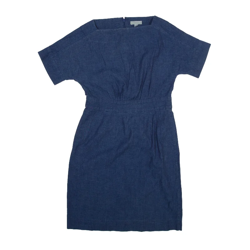 COS Fit & Flare Dress Blue Short Sleeve Short Womens UK 8 Tunics New arrival