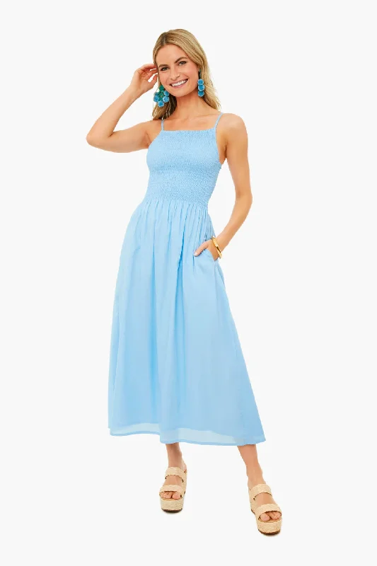 Cornflower Blue Nolie Dress Tunics Cozy soft