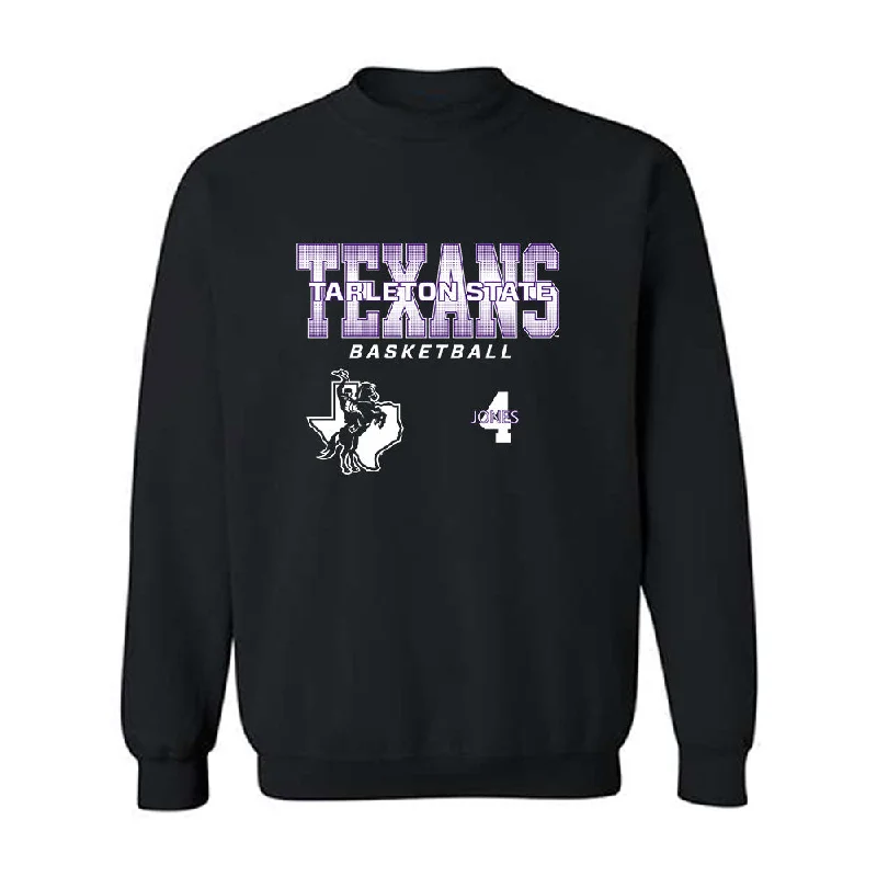 Tarleton State - NCAA Women's Basketball : Kyriana Jones - Classic Fashion Shersey Crewneck Sweatshirt Hoodie with Pocket Utility Practical