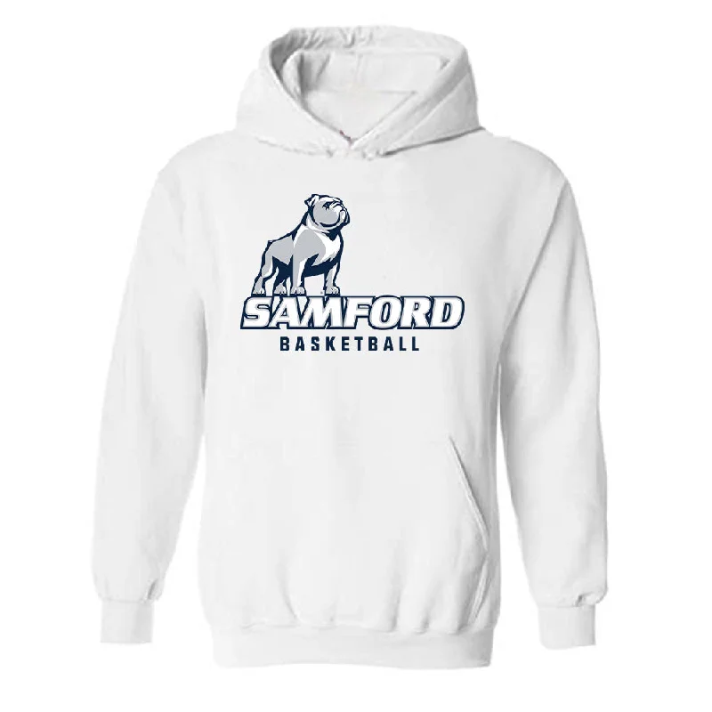 Samford - NCAA Women's Basketball : Kylee Lewandowski - Classic Shersey Hooded Sweatshirt Hoodie with Metallic Shiny Futuristic