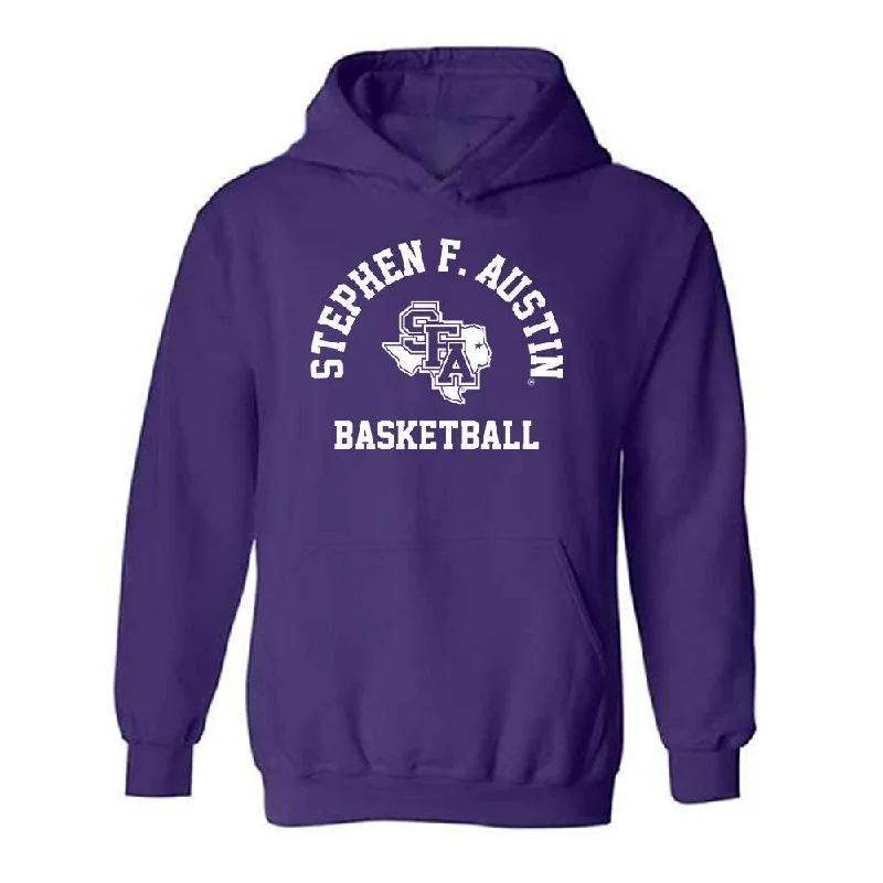 SFA - NCAA Women's Basketball : Keyera Roseby - Classic Shersey Hooded Sweatshirt Hoodie with Button Placket Classic Preppy