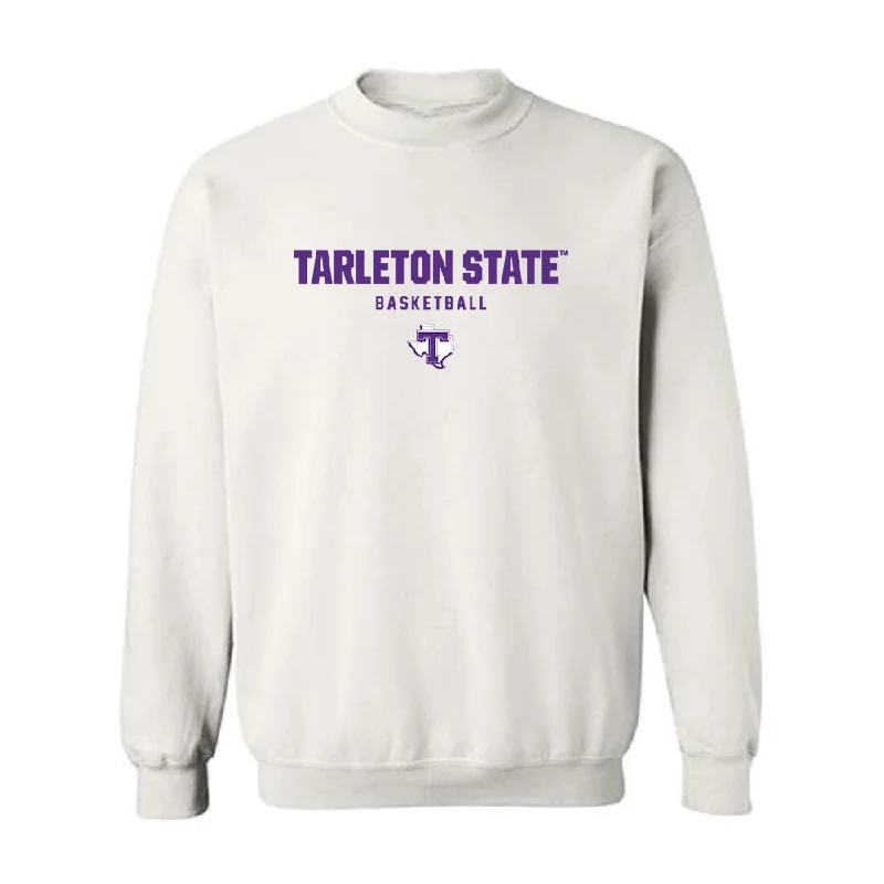Tarleton State - NCAA Women's Basketball : Kyriana Jones - Classic Shersey Crewneck Sweatshirt Hoodie with Button Classic Timeless