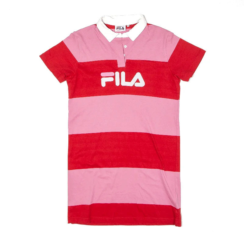 FILA XS Pink Day Dress UK 8 Tunics Fall fleece