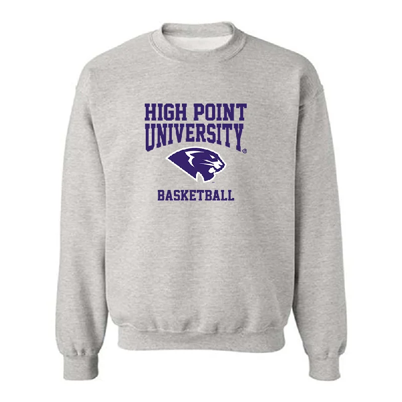 High Point - NCAA Women's Basketball : Dakota Phillips - Crewneck Sweatshirt Hoodie with Hidden Zipper Minimalist Clean