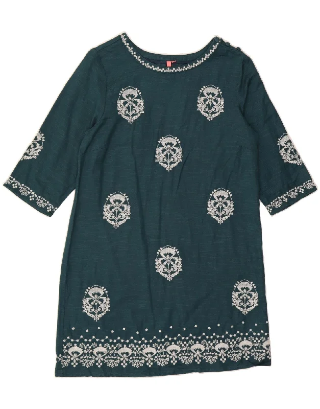 WHITE STUFF Womens Tunic Dress UK 12 Medium Green Floral Viscose Tunics Favorite customer