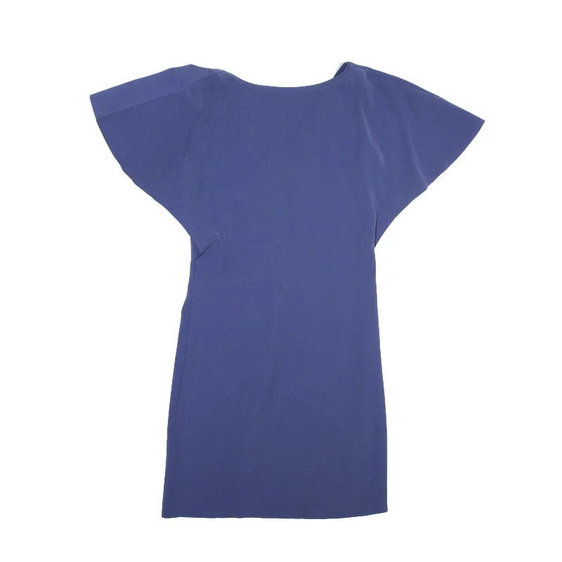 REISS Pencil Dress Blue Sleeveless Knee Length Womens UK 4 Tunics Versatile functional