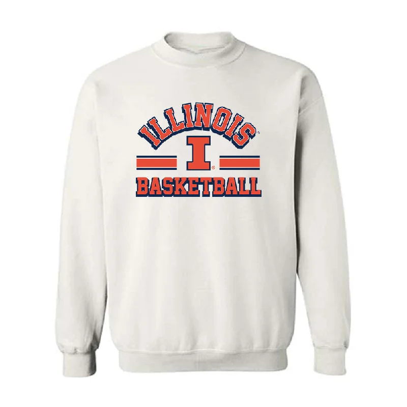 Illinois - NCAA Women's Basketball : Irene Catoira - Classic Shersey Crewneck Sweatshirt Hoodie with Velcro Closure Adjustable Secure