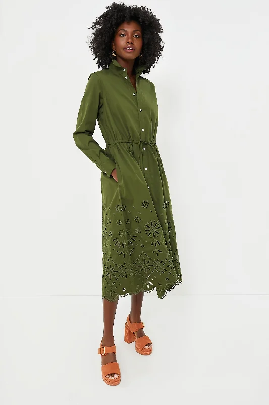 New Olive Jessica Long Sleeve Day Dress Tunics Hiking breathable