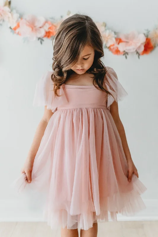 Fawn Dress (soft pink tulle) Tunics Designer luxury