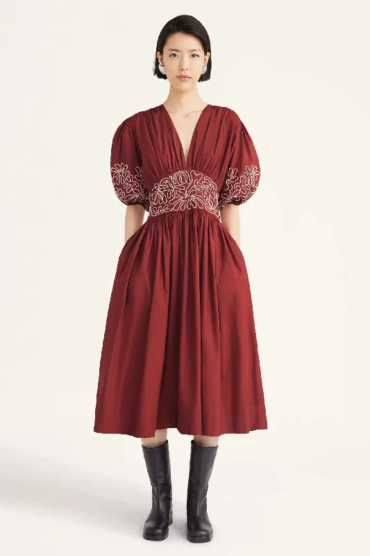 Dress 155e57po Dean Terracotta Tunics Lace romantic