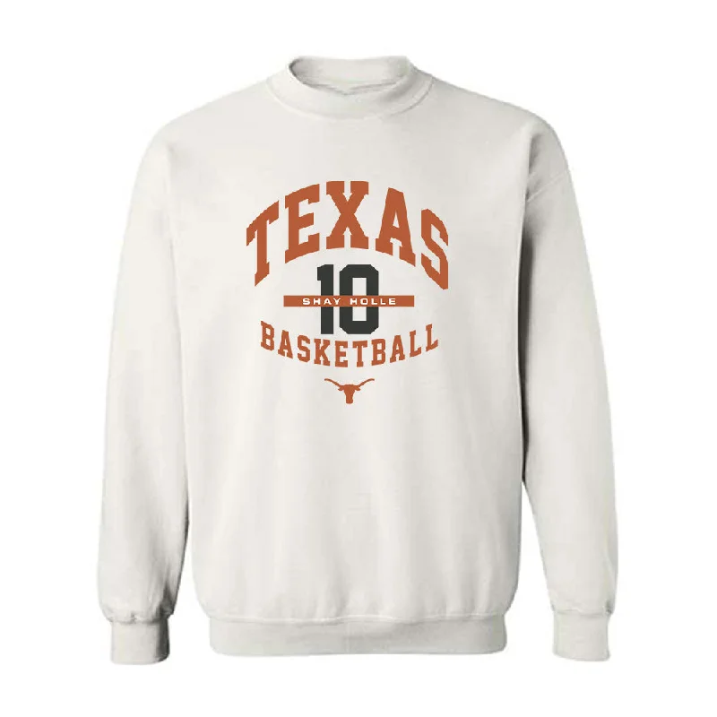 Texas - NCAA Women's Basketball : Shay Holle - Classic Fashion Shersey Crewneck Sweatshirt Hoodie with Drop Shoulder Relaxed Streetwear