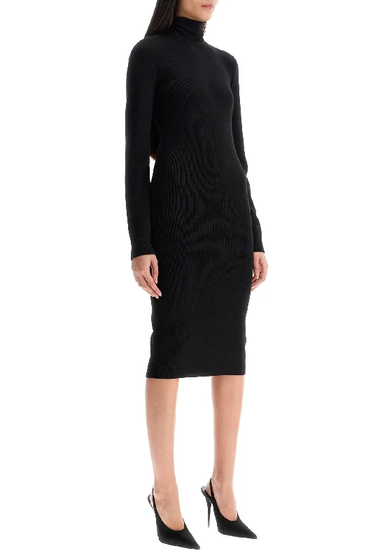 Givenchy Midi Wool And Cashmere Dress Bodycon Club Sequined