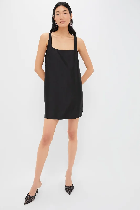 Black Cassie Dress Tunics Versatile functional