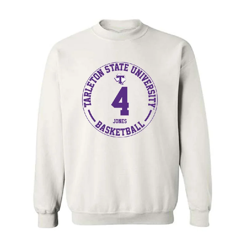 Tarleton State - NCAA Women's Basketball : Kyriana Jones - Classic Fashion Shersey Crewneck Sweatshirt Cotton Hoodie Fleece Lining Warmth