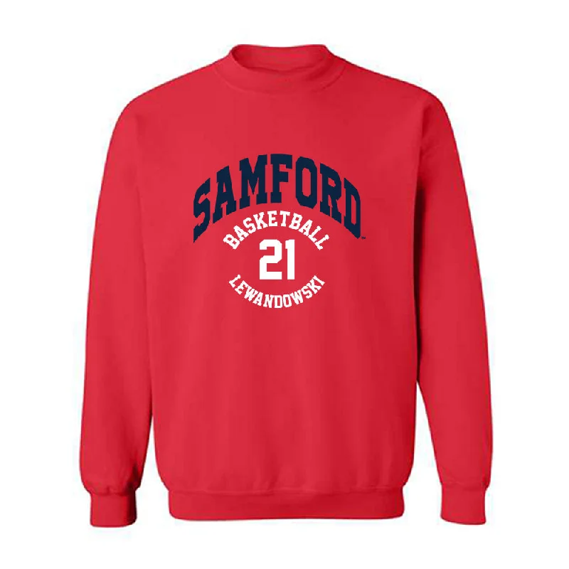 Samford - NCAA Women's Basketball : Kylee Lewandowski - Classic Fashion Shersey Crewneck Sweatshirt Hoodie with Ribbed Neckline Snug Warm