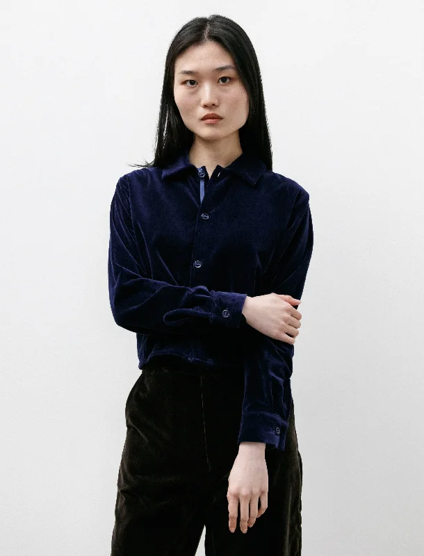 R17S1 Shirt Jacket Abyss Velvet V-Neck Jacket Boat Neck Jacket Square Neck Jacket