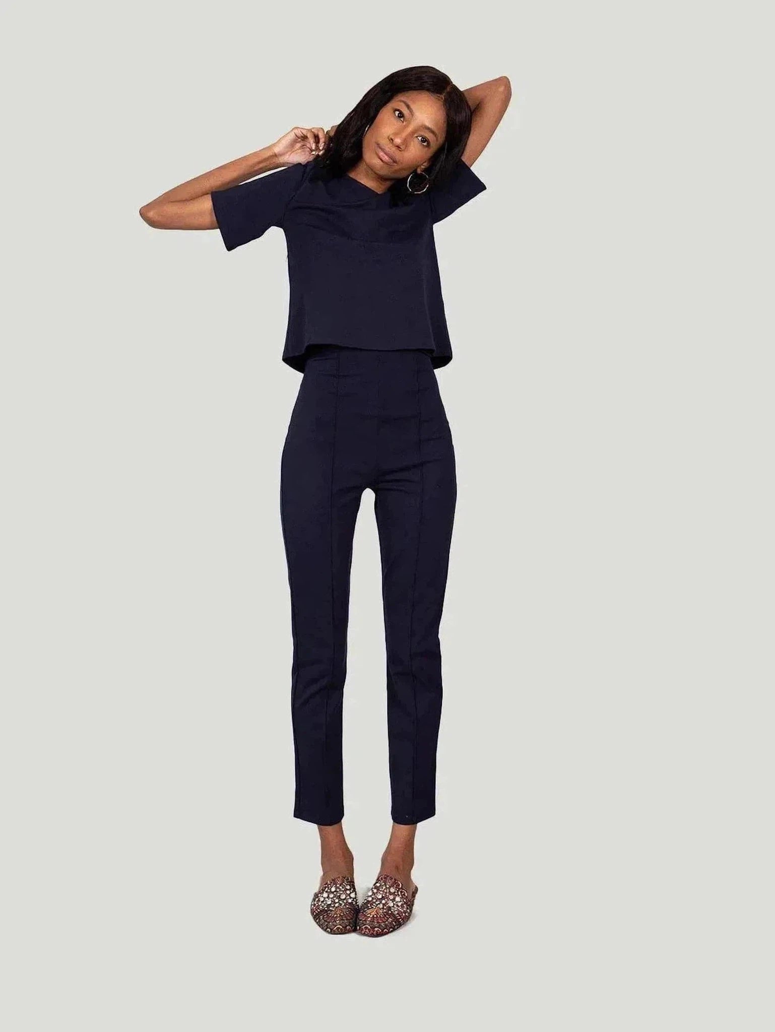 Ripley Rader Slim Leg Ankle Pant Classic Cropped Pants