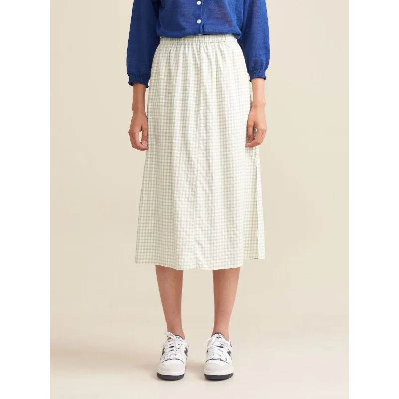 Bellerose Off White Suze Womens Skirt leather skirt durable