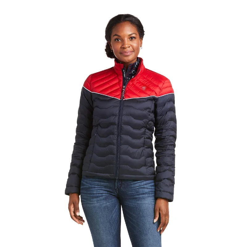 Ariat Team Ideal 3 Down Jacket Colourblock Denim Jacket Leather Jacket Suede Jacket
