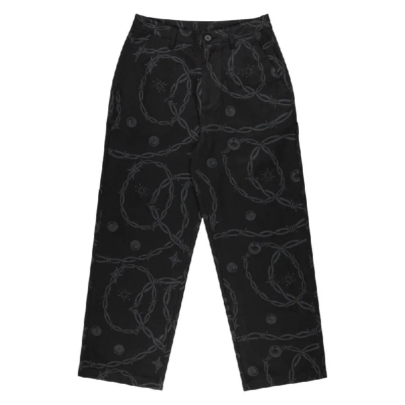 Santa Cruz Womens Pant Nolan Carpenter Pant - Lucky Gem Repeat Elegant High-Waist Pants