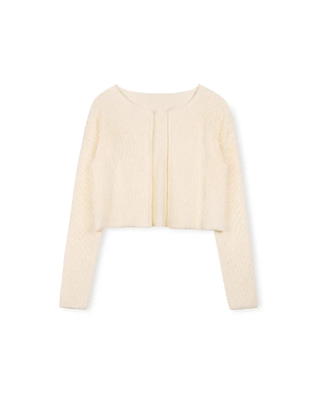 Alcorn Knit Cardigan Handmade Hand-knitted Hand-woven