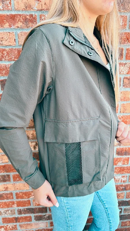Water Resistant Mesh Lined Active Jacket Striped Jacket Polka Dot Jacket Floral Jacket Water Resistant Mesh Lined Active Jacket Striped Jacket Polka Dot Jacket Floral Jacket