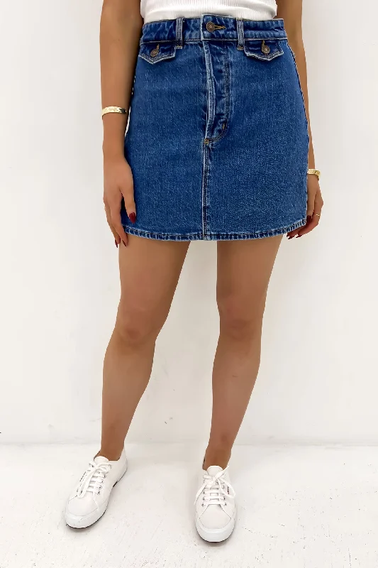A-Line Mini Skirt Lia cashmere skirt soft