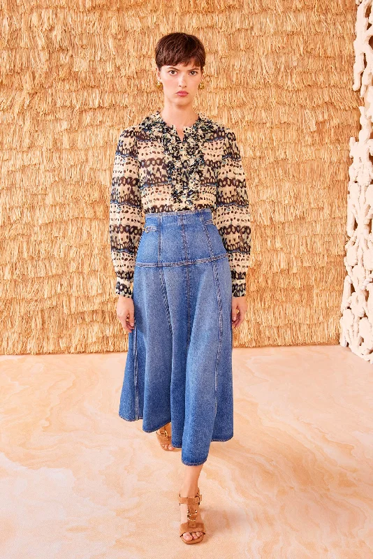The Brigette Skirt chiffon skirt lightweight