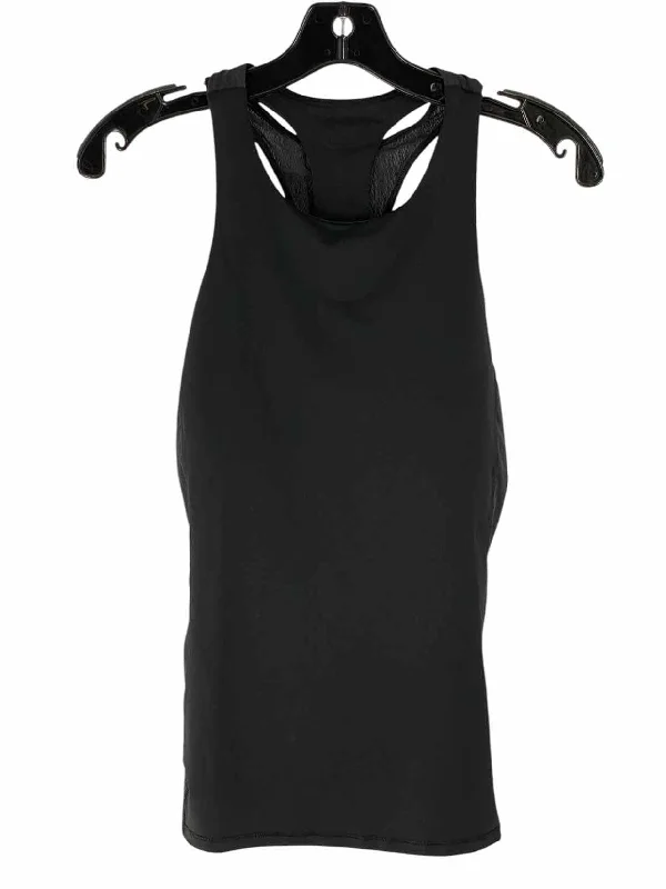 Lululemon Size 8 Black Mesh Athletic Tank Top bold tank top