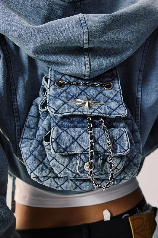 Vintage Washed Denim Purse Jacket Chenille Fabric Brocade Fabric Lace Fabric