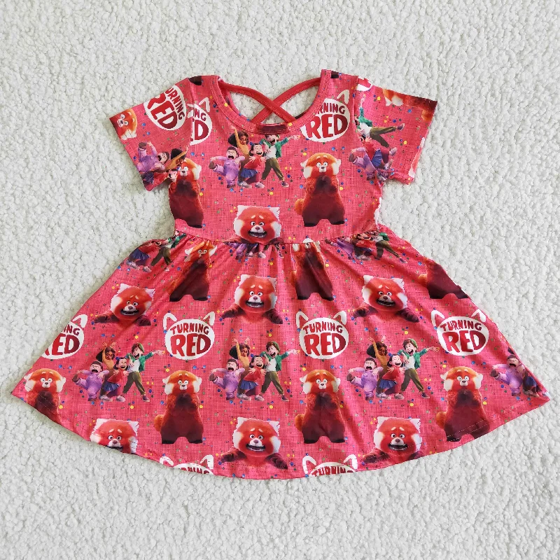 Clearance GSD0059 TURNINGRED short sleeve skirt High quality asymmetrical skirt cut
