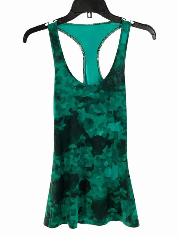 Lululemon Size S Green Teal Athletic Tank Top playful tank top