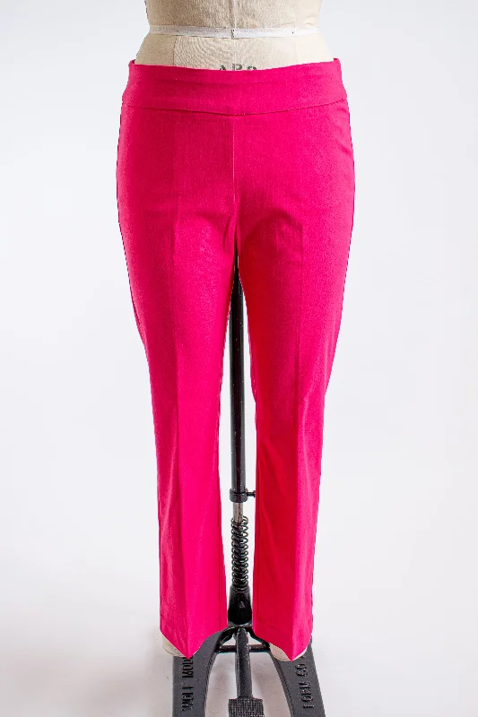 "Janet" Hot Pink Pant Fashionable Work Pants