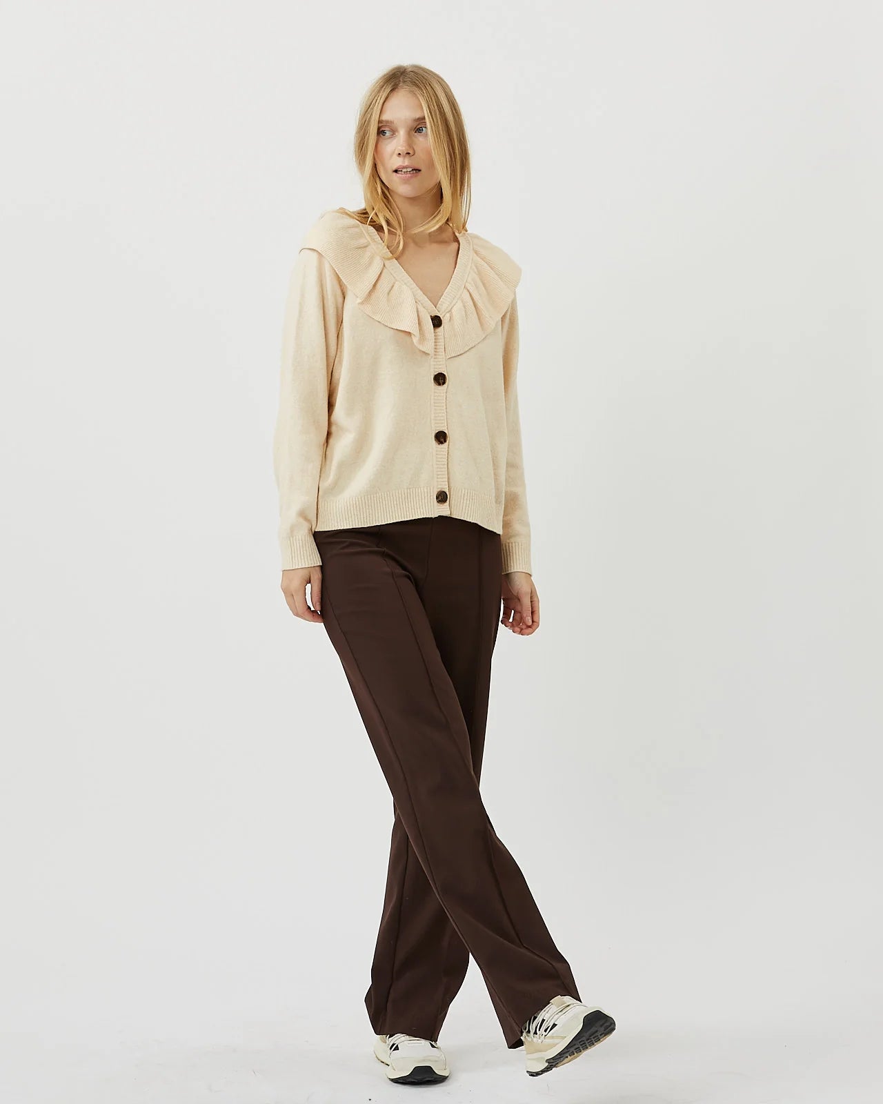 messy cardigan 9587 Mesh Fabric Canvas Fabric Denim Fabric