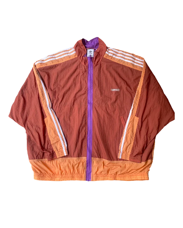 Vintage Adidas Parachute Jacket Size XXL Chenille Jacket Brocade Jacket Lace Jacket