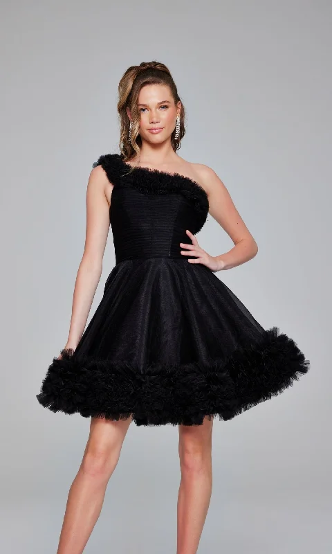 Jovani Short Party Dress 39665 Tunics Formal black