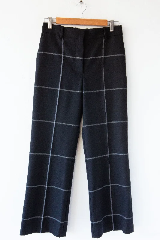 Talia Windowpane Pant Elegant Trouser Pants