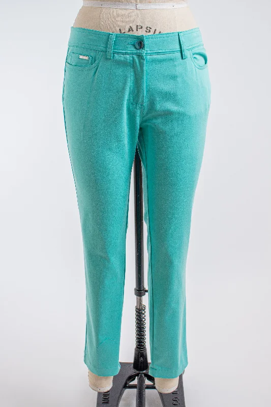 Seafoam Green Pants Classic Pleated Pants