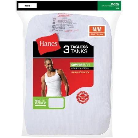 Tagless A Cut tank Tops (3pk) cropped tank top