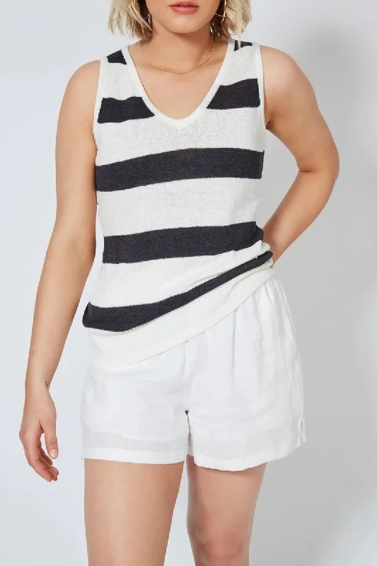 Isle Of Mine - Pala Tank - Indigo basic tank top