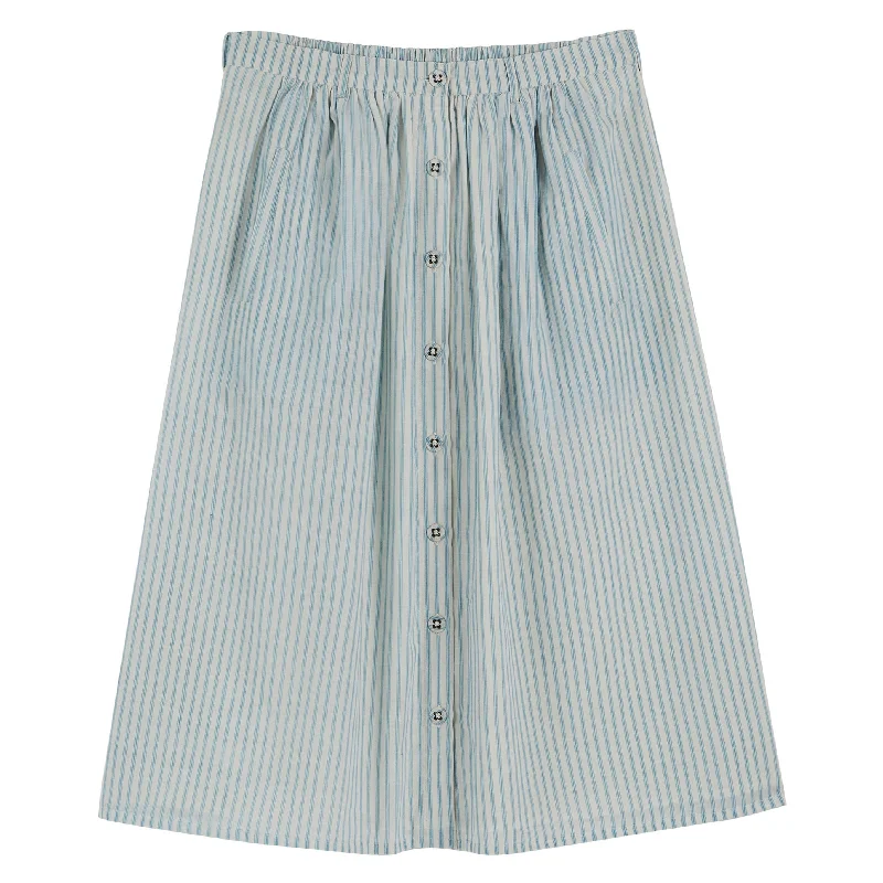 Emile et Ida Transat Buttoned Women Skirt leather skirt modern