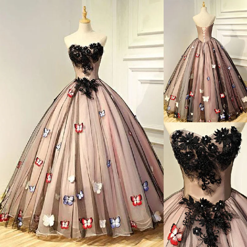 Long Prom Dresses, Tulle Prom Dresses, Gorgeous Party Dresses, Applique Evening Dresses, Sweet Heart Prom Dress, Backless Prom Dress, Charming Prom Dress, LB0593 Tunics Spring floral