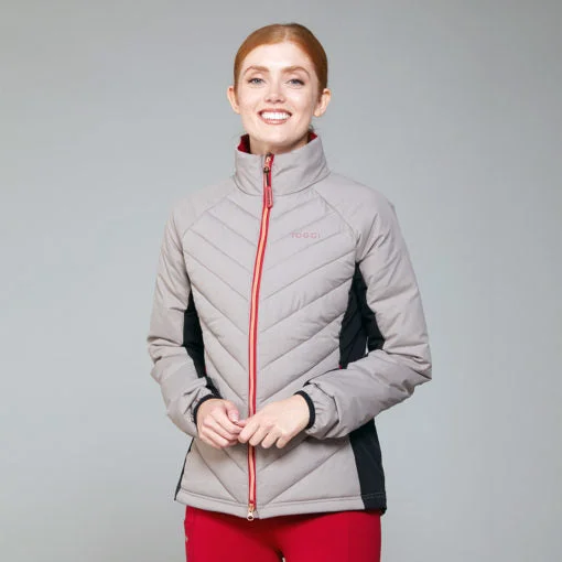 Toggi Venus Hybrid Jacket Grey & Black Knit Jacket Woven Jacket Fleece Jacket